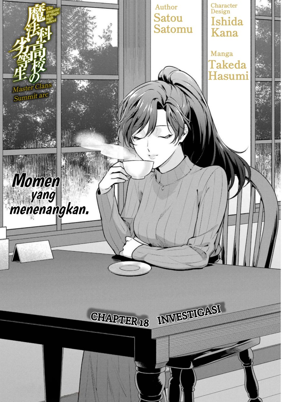 Baca Mahouka Koukou no Rettousei: Shizoku Kaigi-hen - Chapter 18 halaman 1