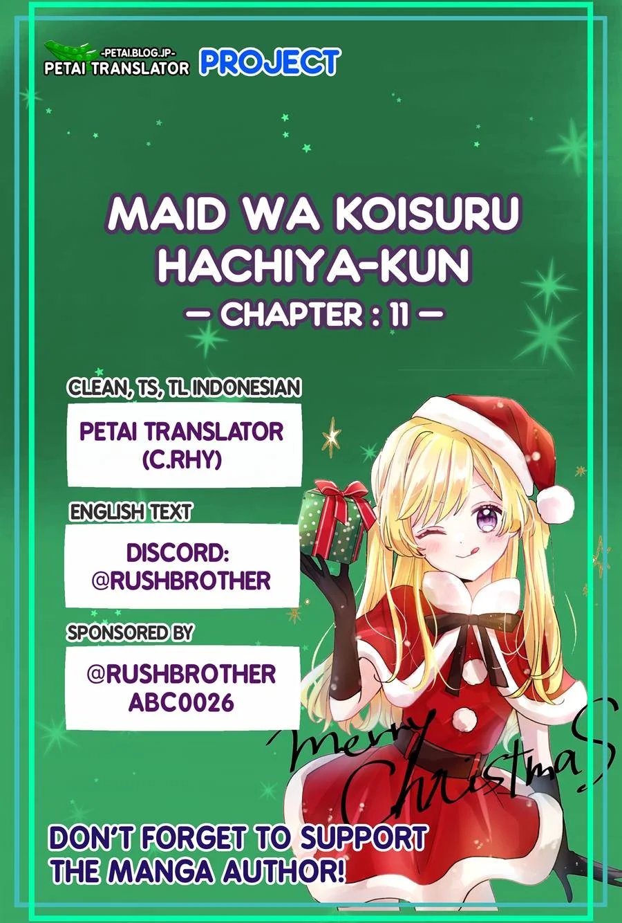 Baca Maid wa Koisuru Hachiya-kun - Chapter 11 halaman 1