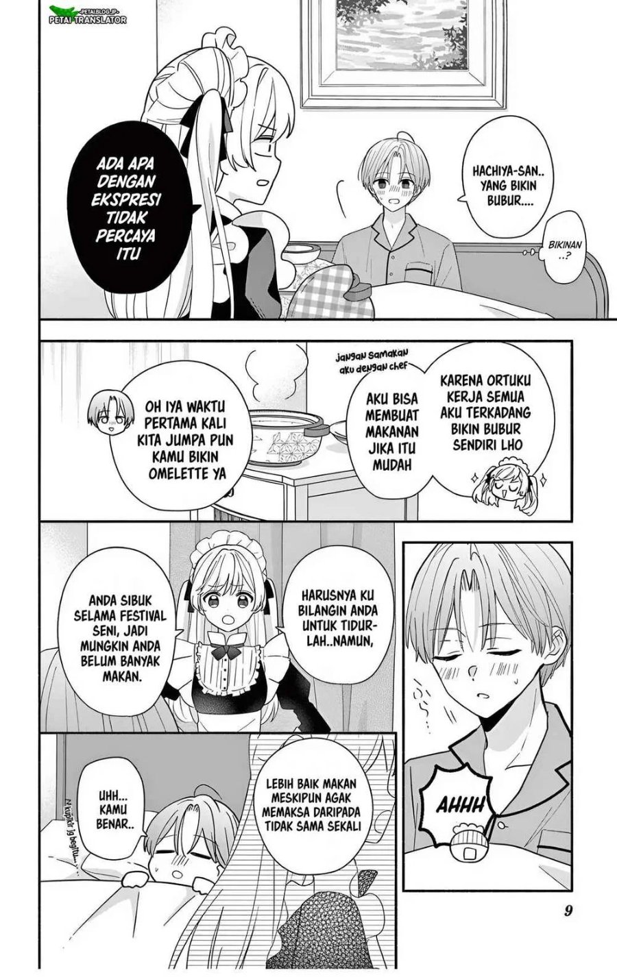 Baca Maid wa Koisuru Hachiya-kun - Chapter 23.2 halaman 9