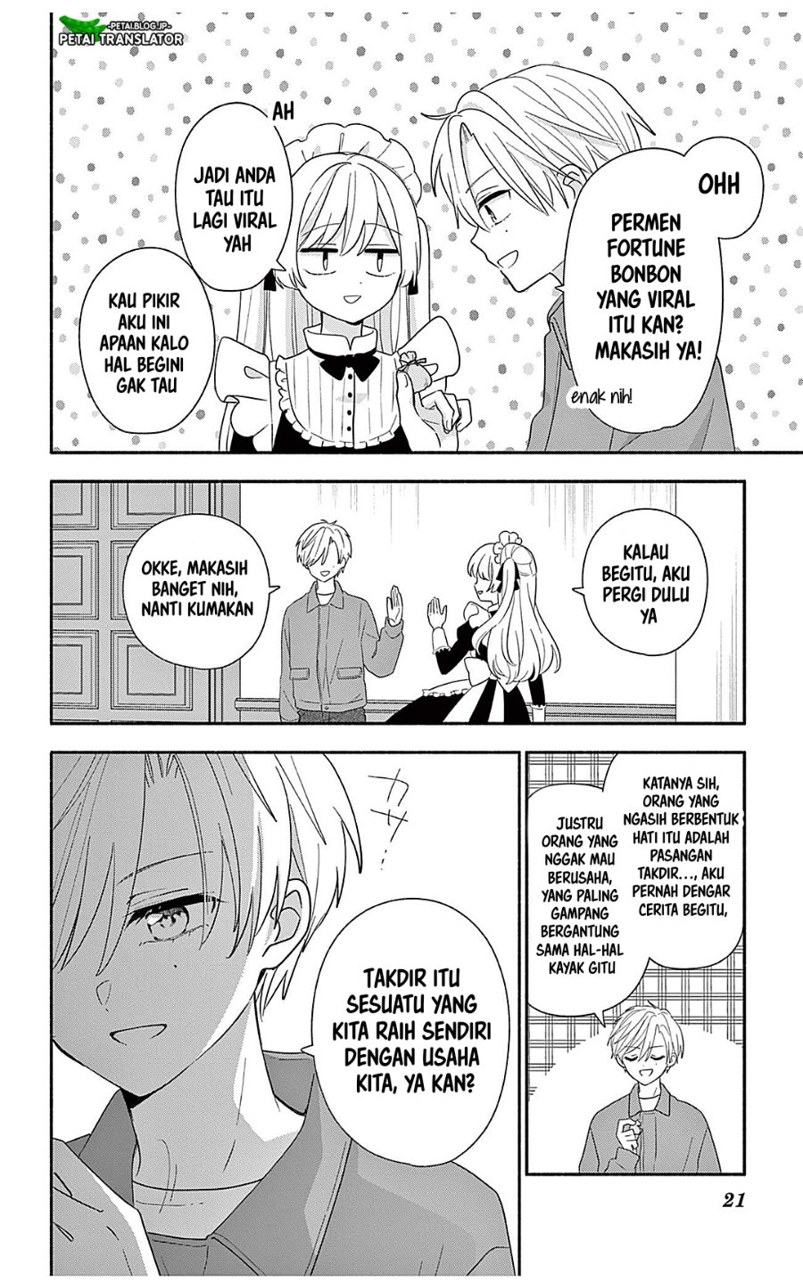 Baca Maid wa Koisuru Hachiya-kun - Chapter 24.2 halaman 21