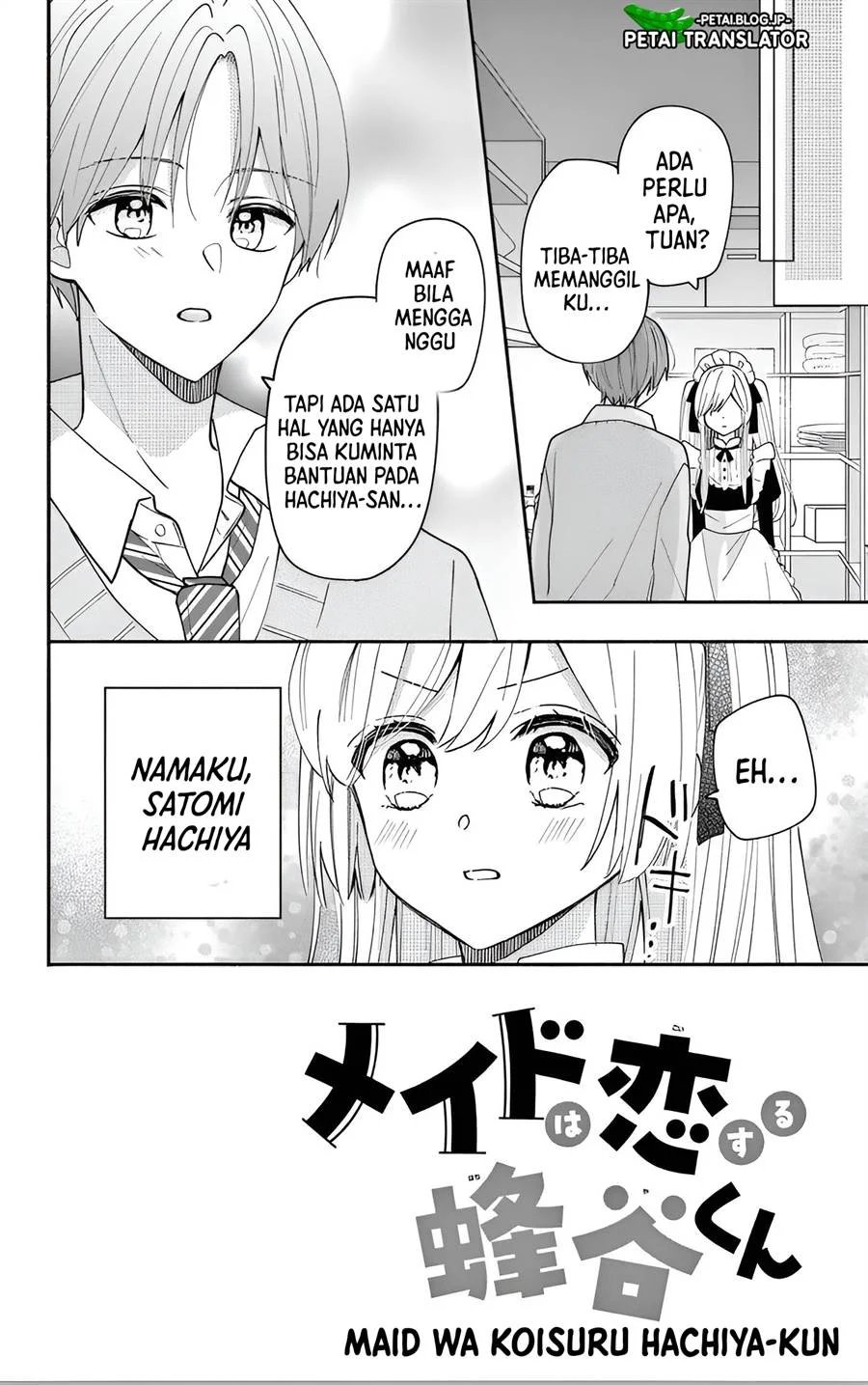 Baca Maid wa Koisuru Hachiya-kun - Chapter 5 halaman 3