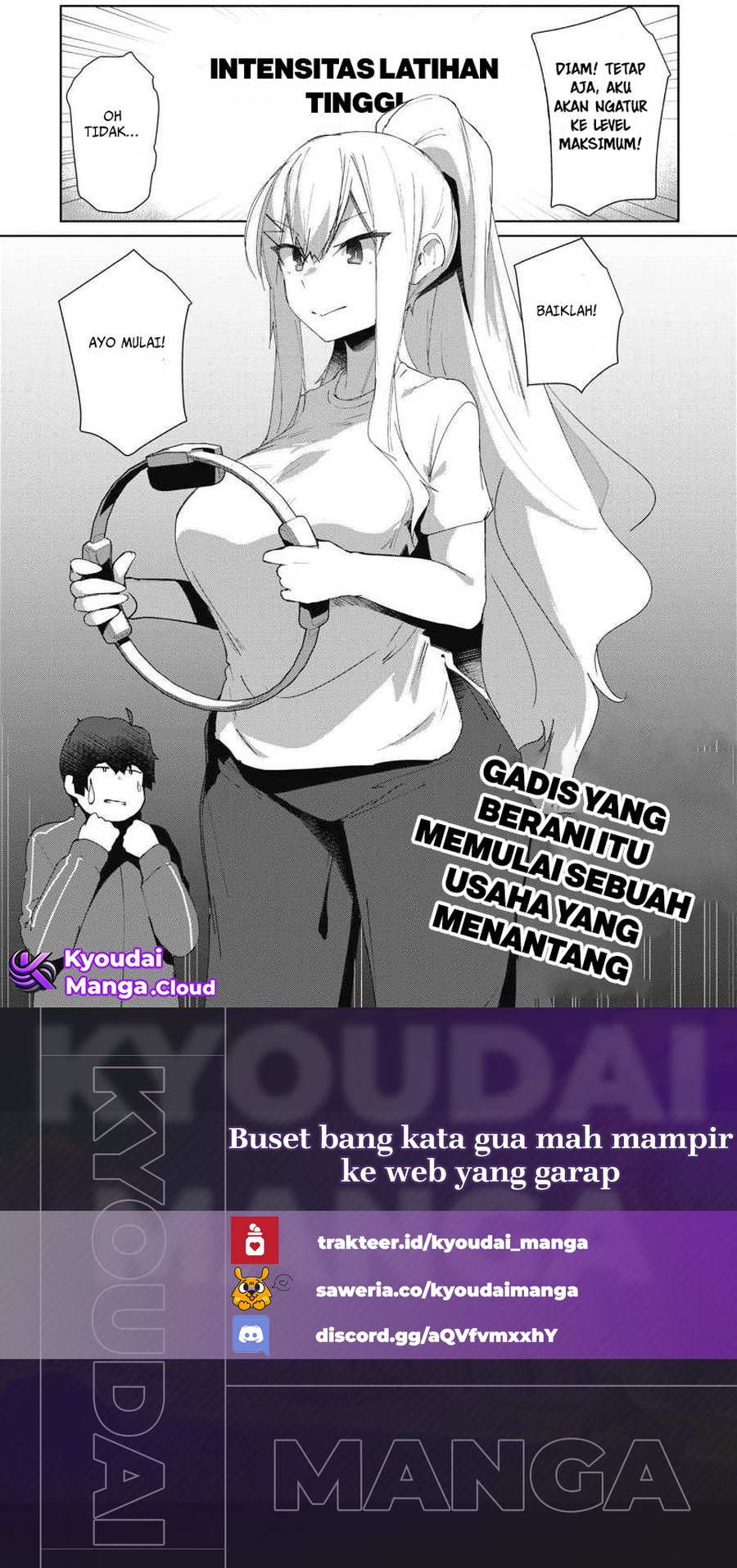 Baca Mainichi Ie ni Kuru Gal ga Kyorikan Zero Demo Yasashiku nai Chapter 4 Bahasa Indonesia page 18