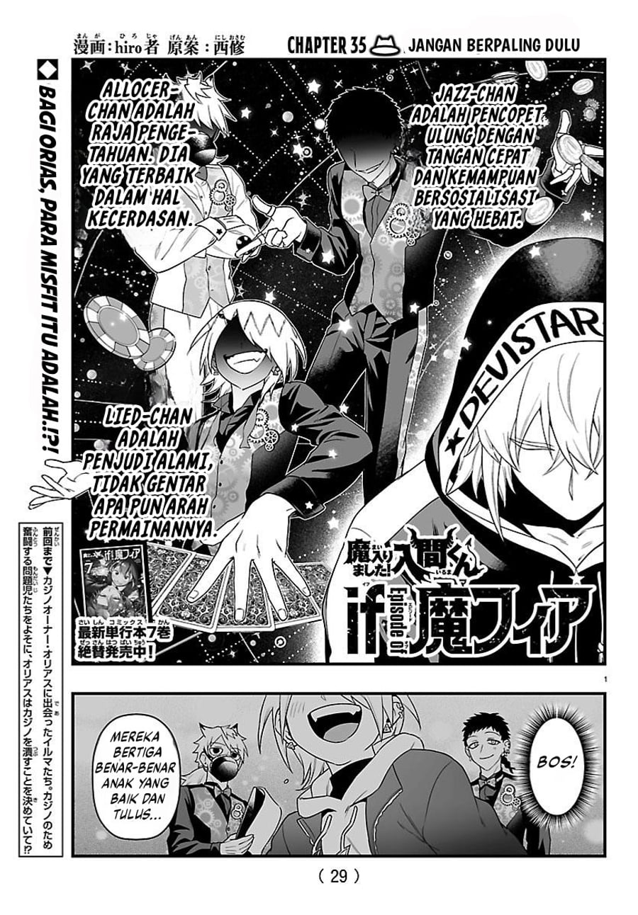 Baca Mairimashita! Iruma-kun if – Episode of Mafia - Chapter 35 halaman 2
