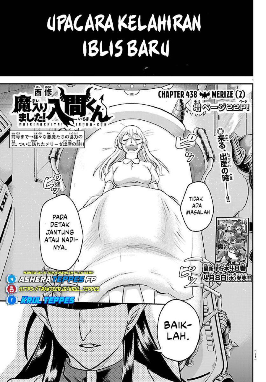 Baca Mairimashita! Iruma-kun - Chapter 438 halaman 2