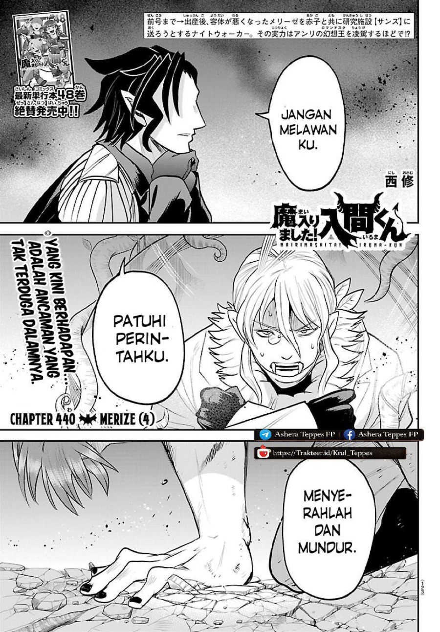 Baca Mairimashita! Iruma-kun - Chapter 440 halaman 2