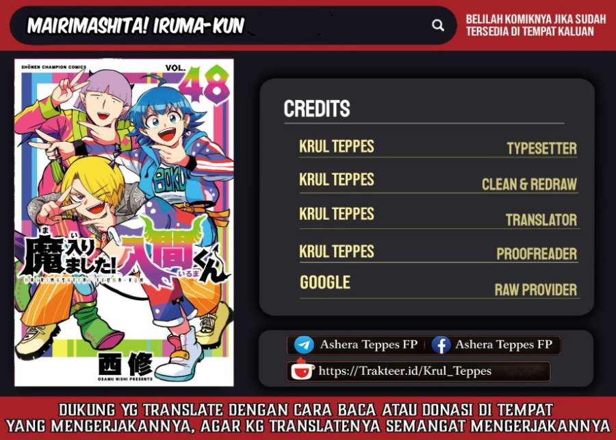Baca Mairimashita! Iruma-kun - Chapter 441 halaman 1