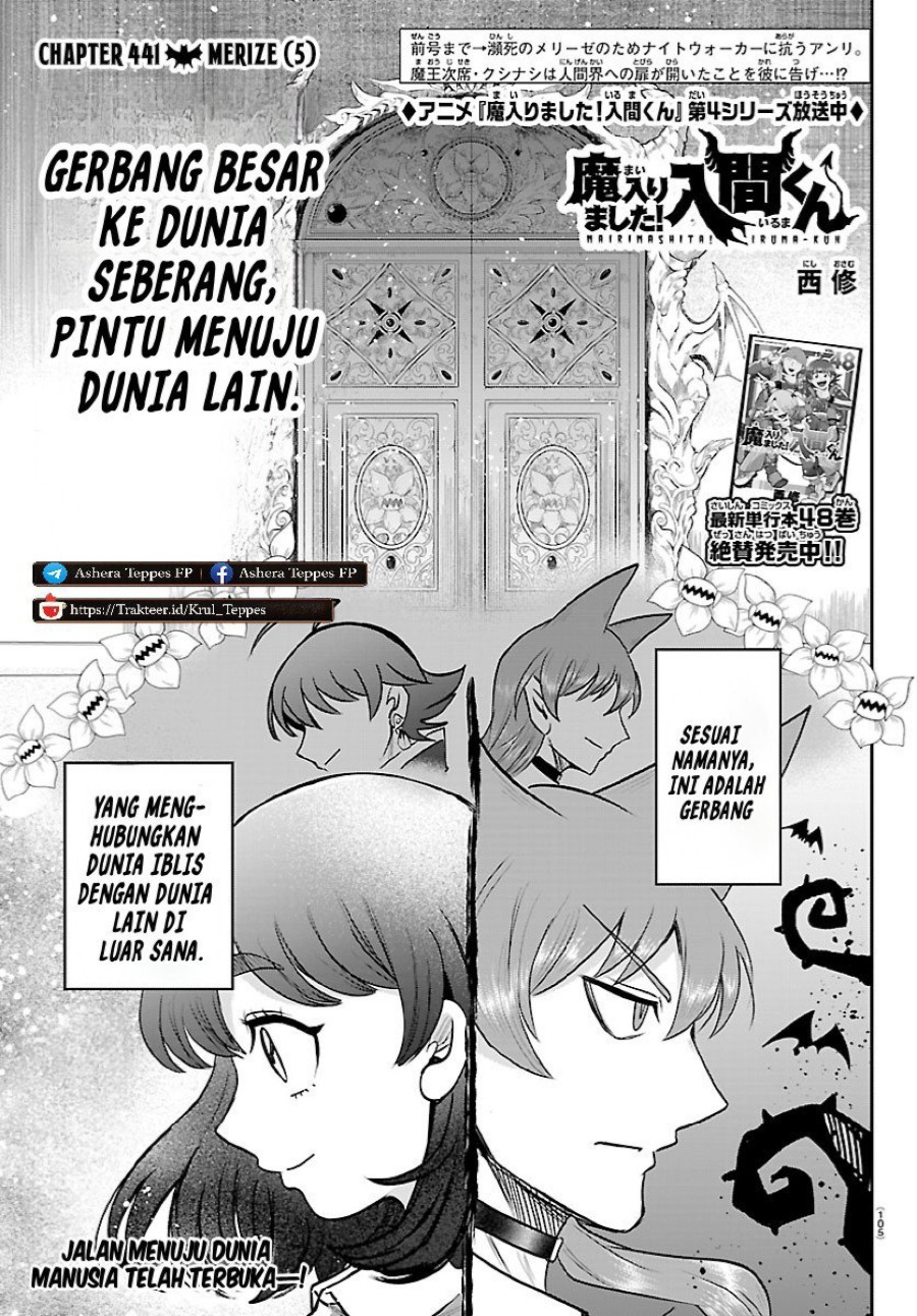 Baca Mairimashita! Iruma-kun - Chapter 441 halaman 2