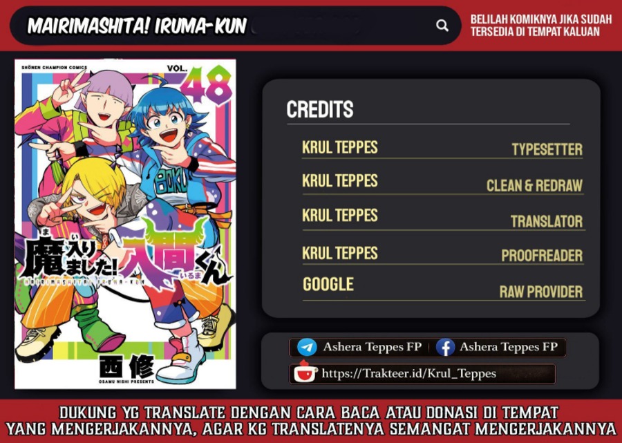 Baca Mairimashita! Iruma-kun - Chapter 443 halaman 1