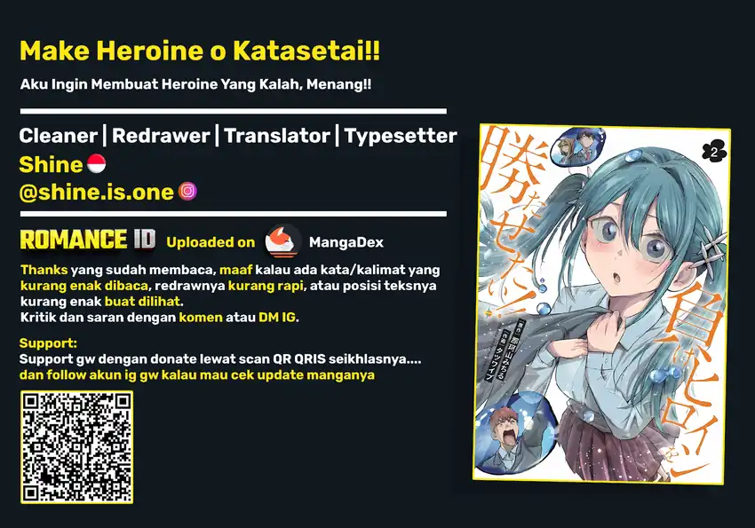 Baca Make Heroine o Katasetai!! - Chapter 20 halaman 26