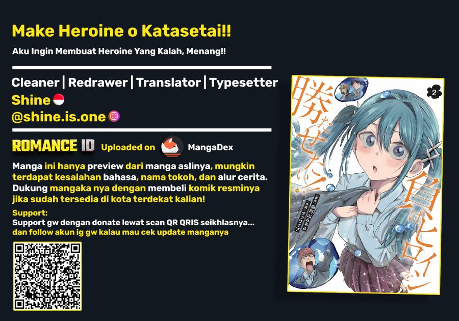 Baca Make Heroine o Katasetai!! - Chapter 21 halaman 1