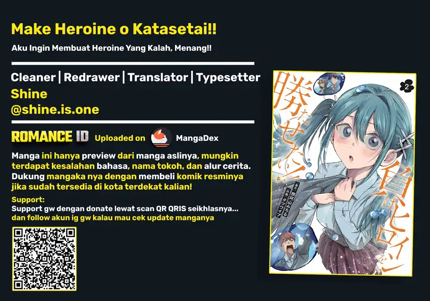 Baca Make Heroine o Katasetai!! - Chapter 24 halaman 1