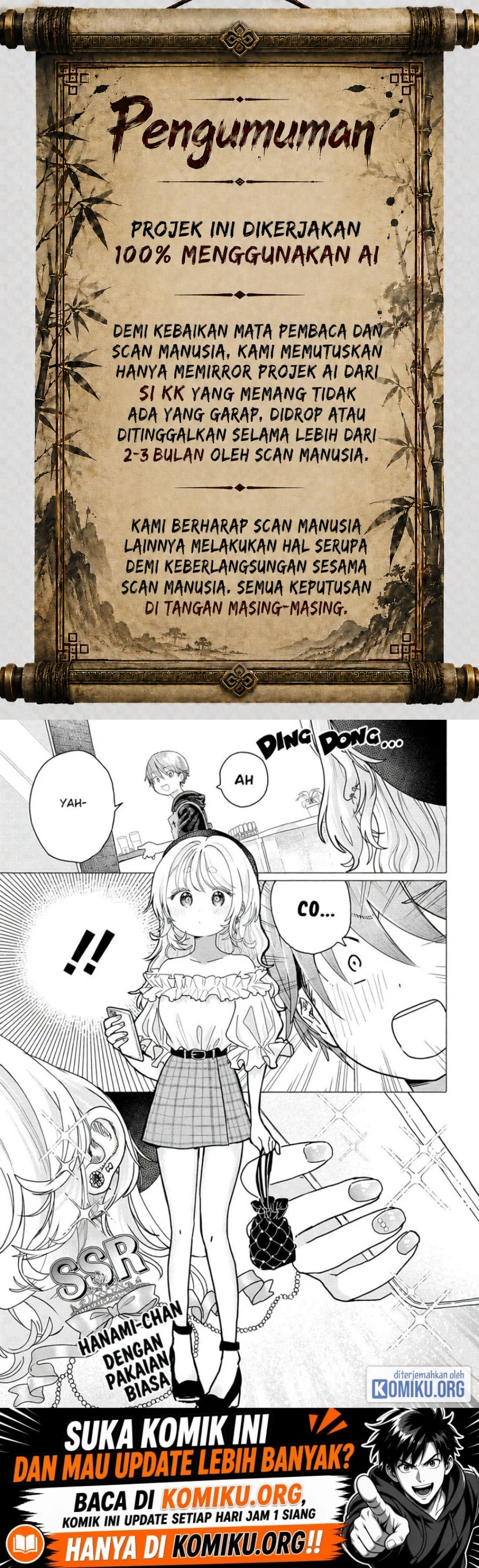 Mankitsu Shitai Jouren-san Chapter 24.1 - Page 1