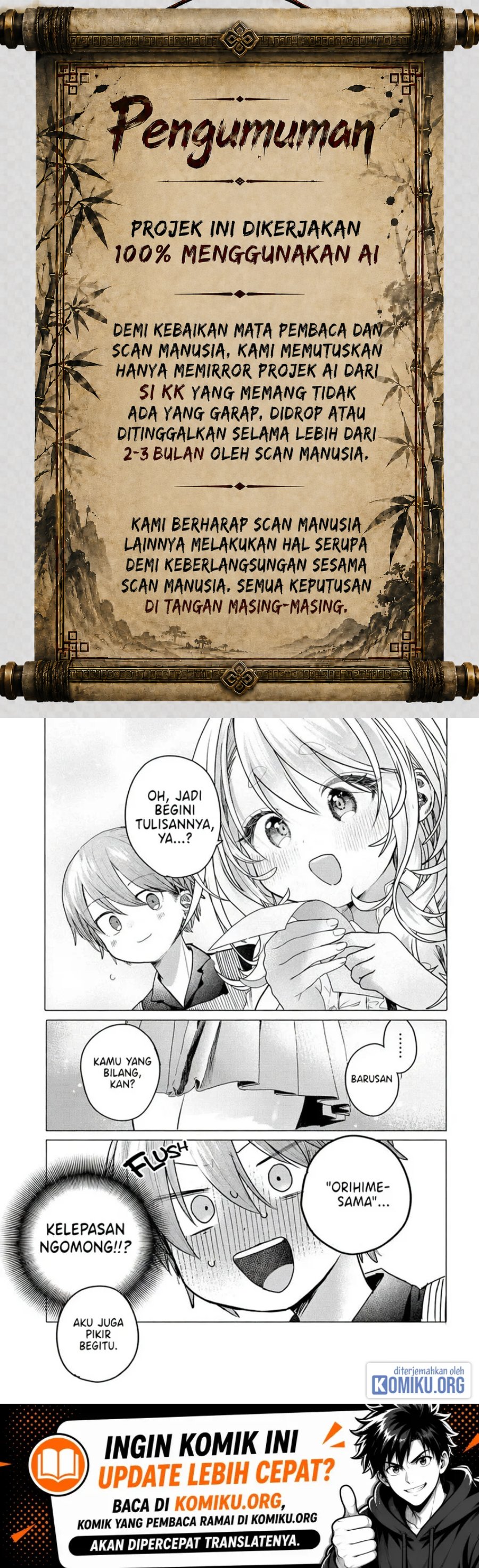 Mankitsu Shitai Jouren-san Chapter 30.2 - Page 1