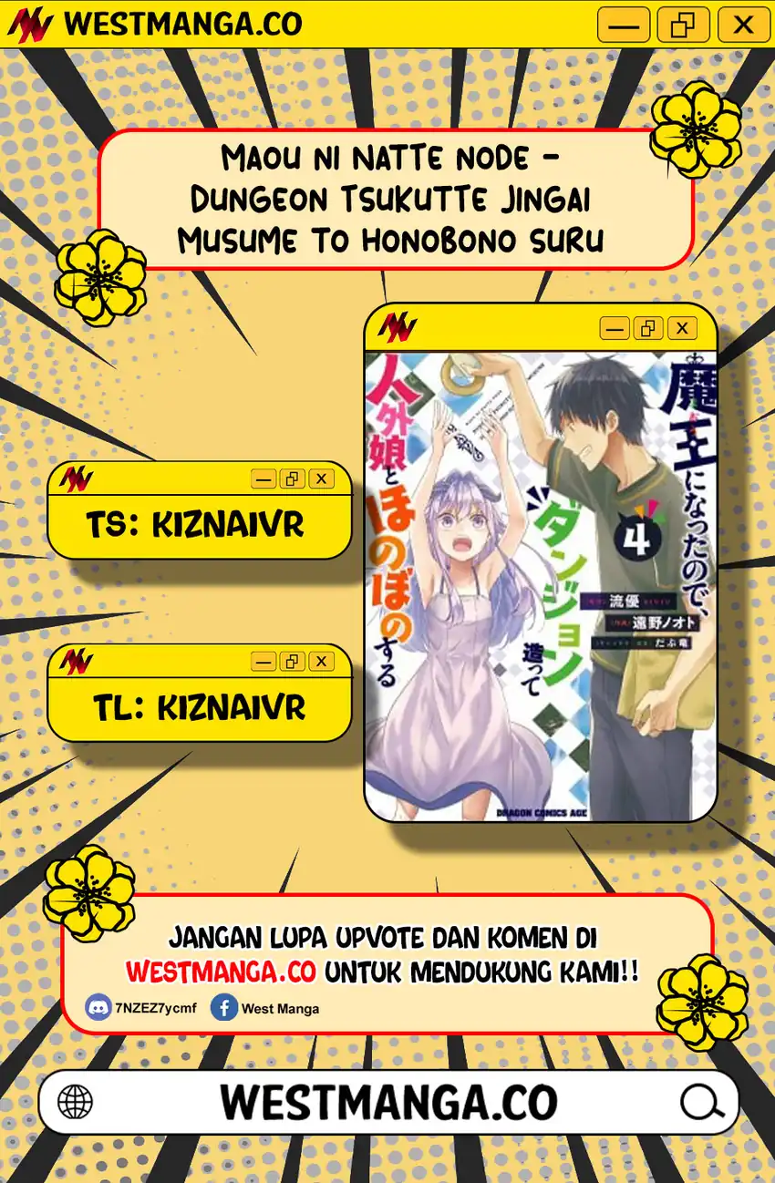 Baca Maou ni Natta node, Dungeon Tsukutte Jingai Musume to Honobono suru - Chapter 89.2 halaman 1