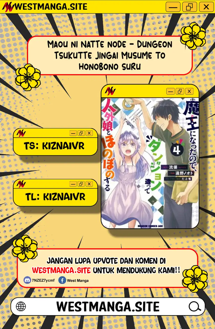 Maou ni Natta node, Dungeon Tsukutte Jingai Musume to Honobono suru Chapter 92.2 - Page 1