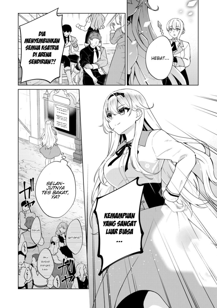 Baca Maou-sama wa Kaifuku Majutsu o Kiwametai: Sono Seijo, Sekai Saikyou ni Tsuki - Chapter 3 halaman 9
