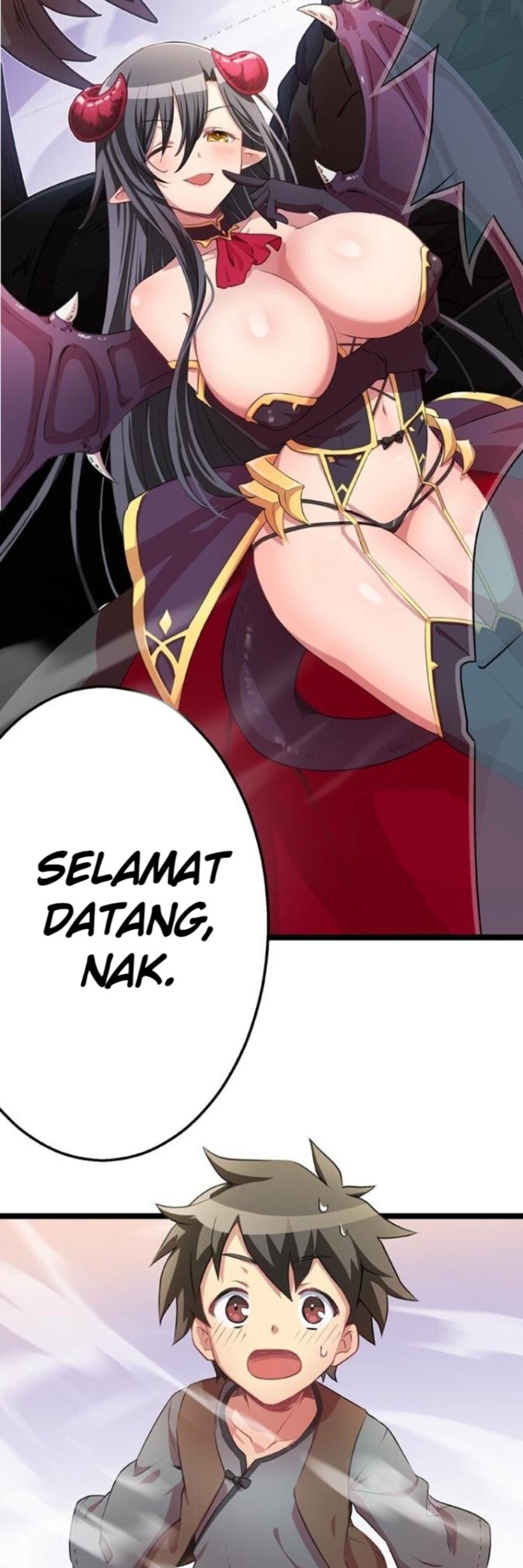 Baca Maou to Ryuuou ni Sodaterareta Shounen wa Gakuen Seikatsu wo Musou suru You desu Chapter 2 Bahasa Indonesia page 72