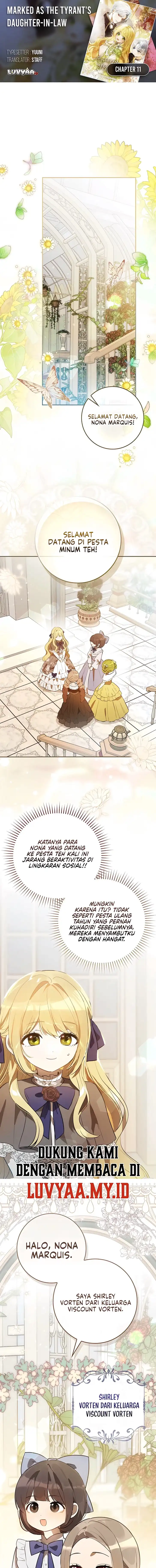 Marked as the Tyrant’s Daughter-in-law Chapter 11 - Page 1