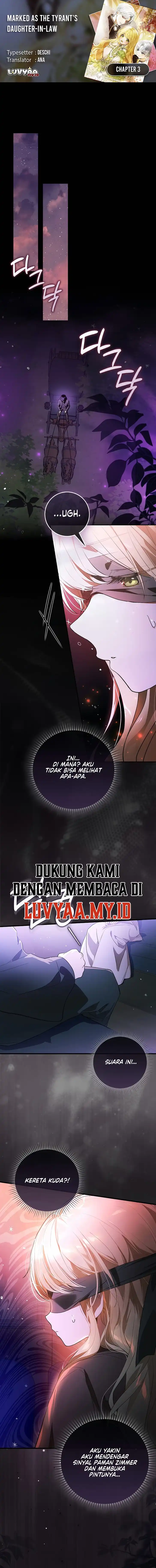 Marked as the Tyrant’s Daughter-in-law Chapter 3 - Page 1