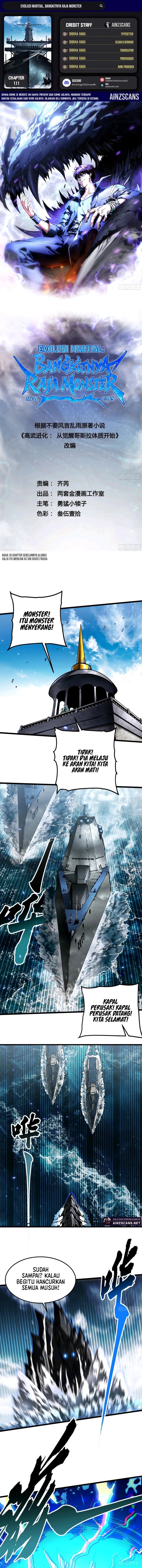 Baca Ultimate Martial Evolution: Begin by Awakening the King of Monsters - Chapter 111 halaman 1