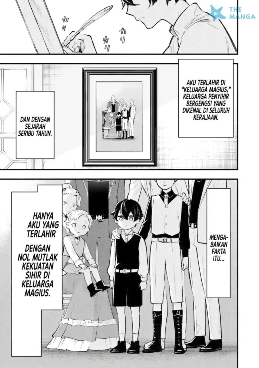 Baca Maryoku Zero no Saikyou Kenja ~Mahou Riron o Kiwametara, Sekai Saikyou ni Natte Ita~ - Chapter 1.1 halaman 7