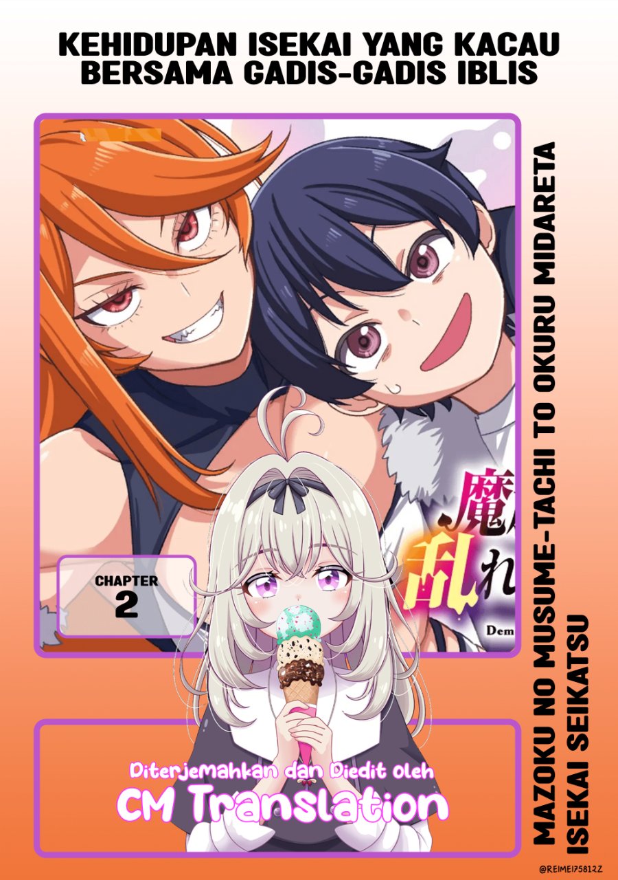 Baca Mazoku no Musumetachi to Okuru Midareta Isekai Seikatsu - Chapter 2 halaman 1