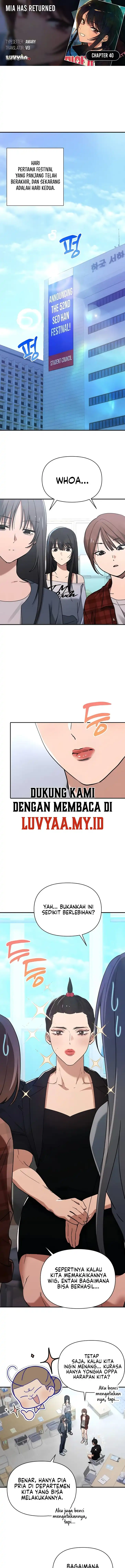 Baca Mia Has Returned - Chapter 40 halaman 1