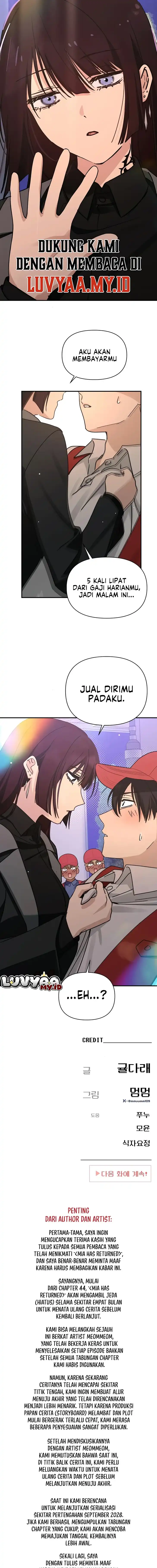 Baca Mia Has Returned - Chapter 44 halaman 16