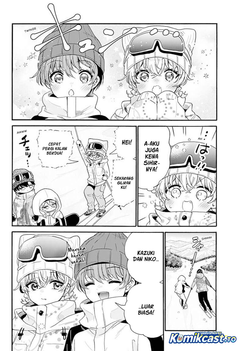 Mikadono Sanshimai wa Angai, Choroi chapter 208 halaman 12
