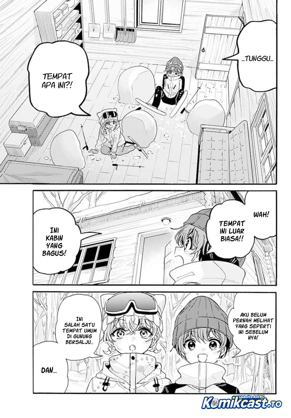 Mikadono Sanshimai wa Angai, Choroi chapter 208 halaman 17