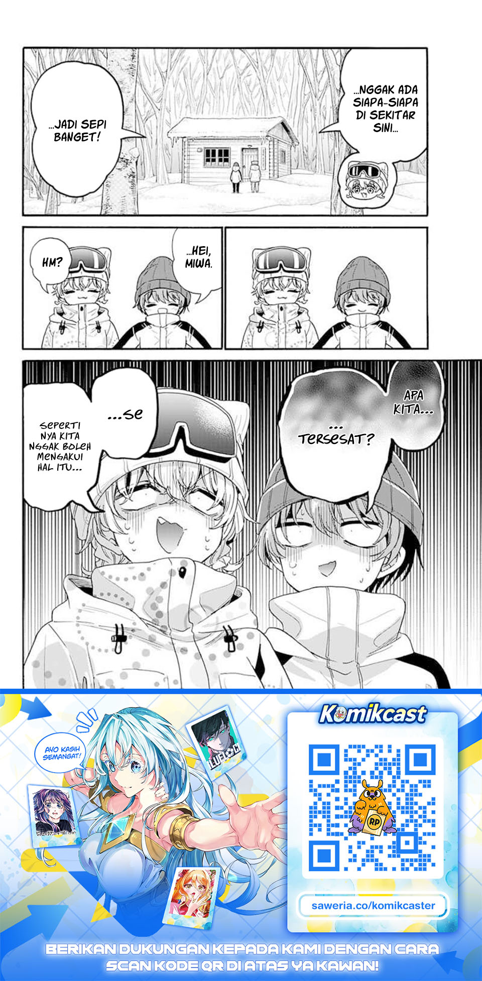 Mikadono Sanshimai wa Angai, Choroi chapter 208 halaman 18