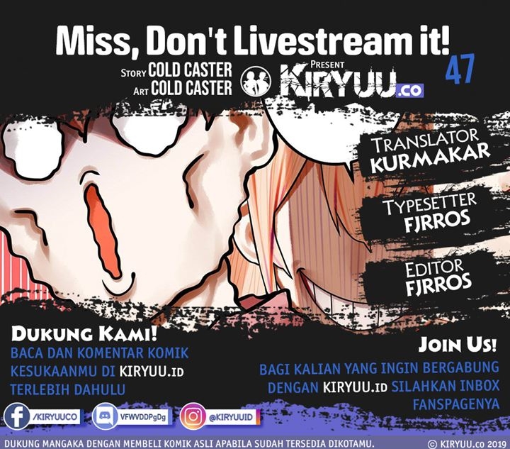 Baca Miss, Don't Livestream It! - Chapter 46 halaman 1