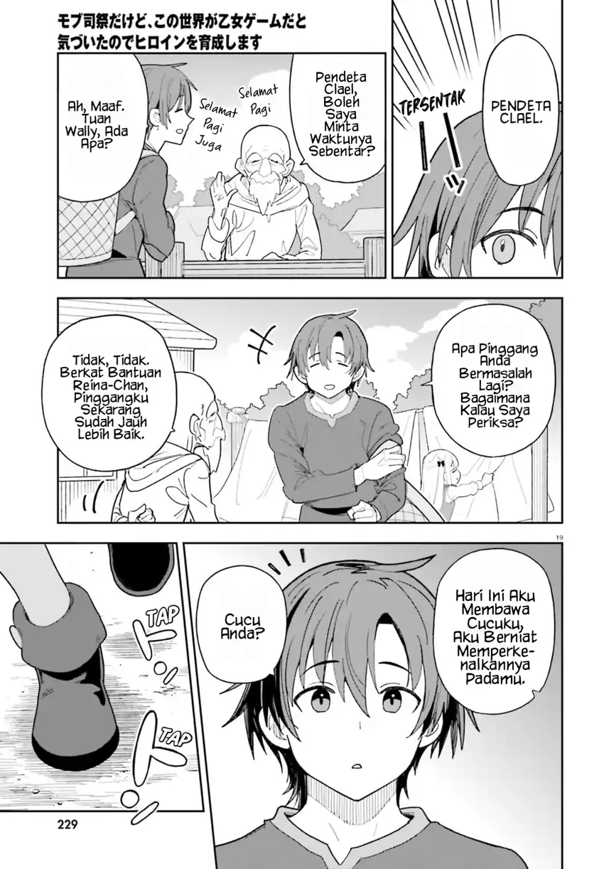 Baca Mob Shisai dakedo, Kono Sekai ga Otome Game dato Kizuita node Heroine o Ikusei Shimasu - Chapter 9 halaman 20