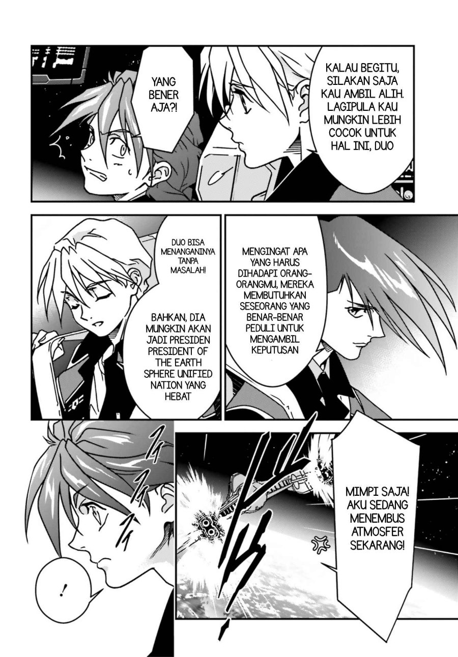 Baca Mobile Suit Gundam Wing 0.5 Point Half Preventer-7 Chapter 2 Bahasa Indonesia page 32