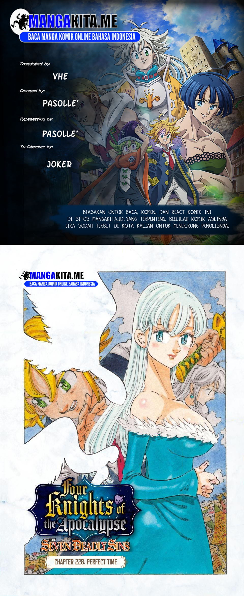 Baca Mokushiroku no Yonkishi - Chapter 228 halaman 1