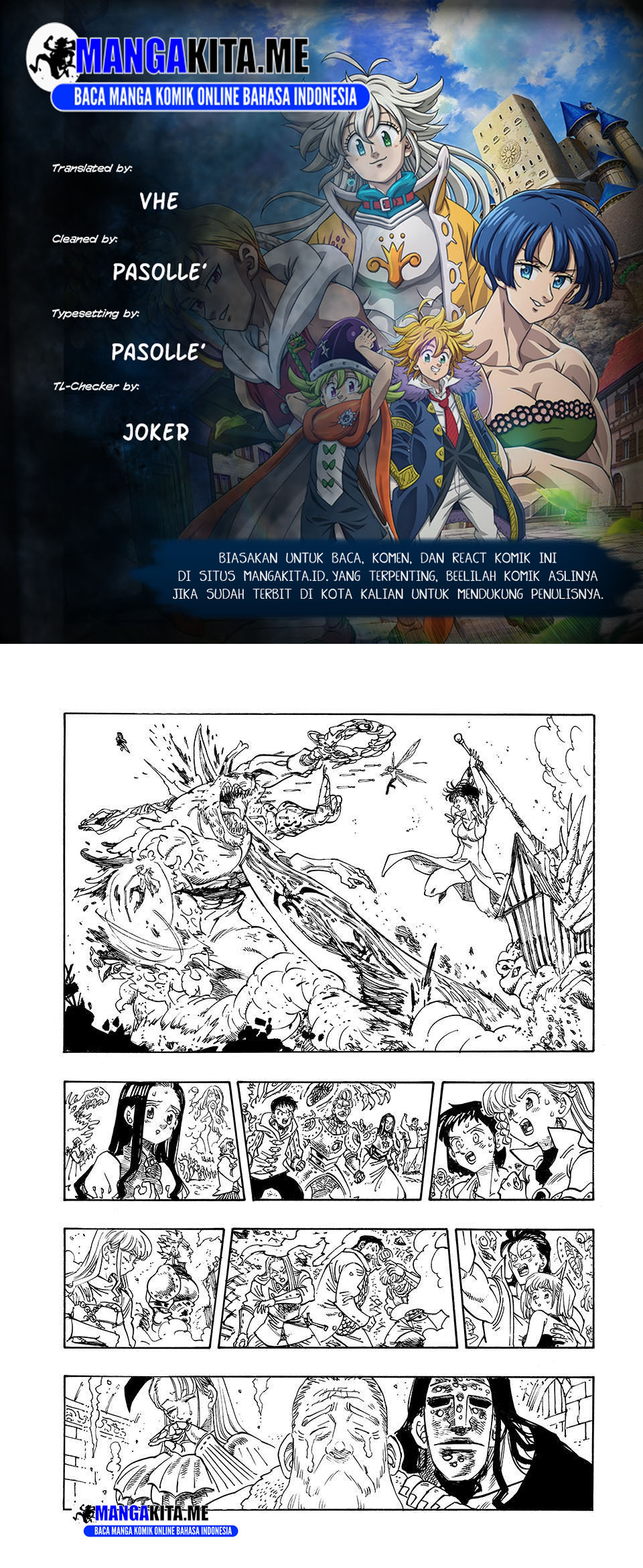 Baca Mokushiroku no Yonkishi - Chapter 229 halaman 1