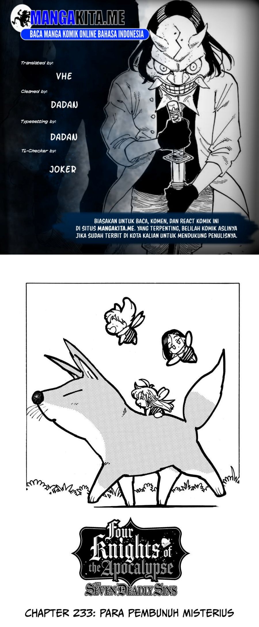 Baca Mokushiroku no Yonkishi - Chapter 233 halaman 1