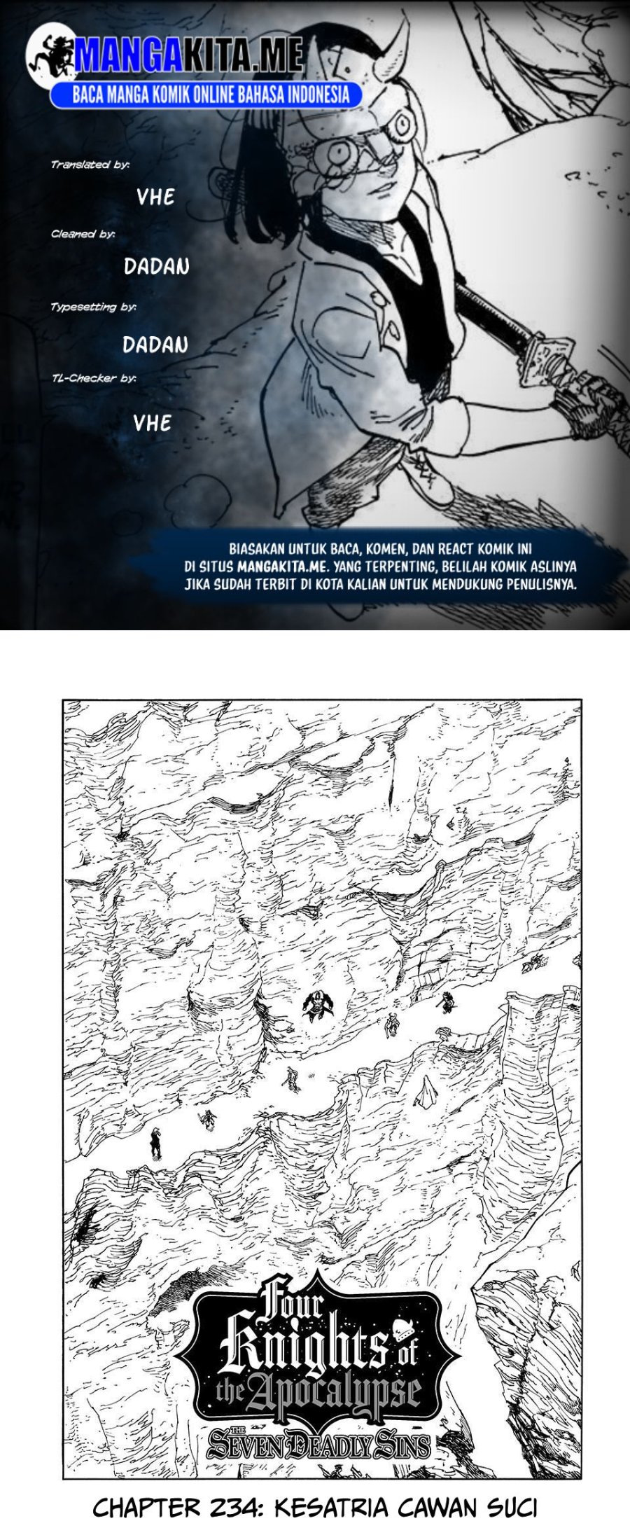 Baca Mokushiroku no Yonkishi - Chapter 234 halaman 1