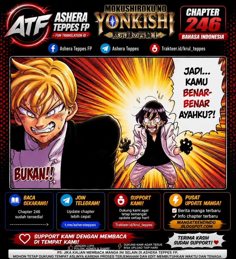 Baca Mokushiroku no Yonkishi - Chapter 246 halaman 1
