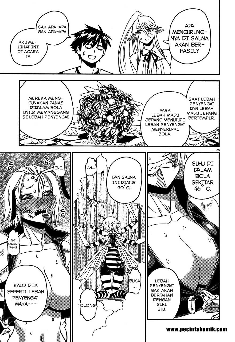 Baca Monster Musume no Iru Nichijou - Chapter 44 halaman 35