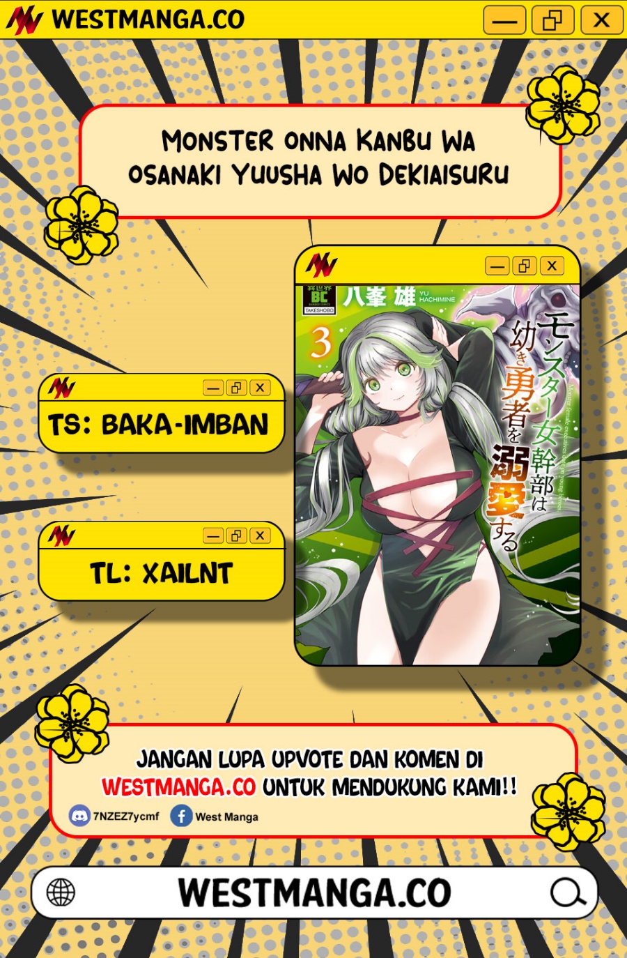 Baca Monster Onna Kanbu wa Osanaki Yuusha wo Dekiaisuru - Chapter 19 halaman 2