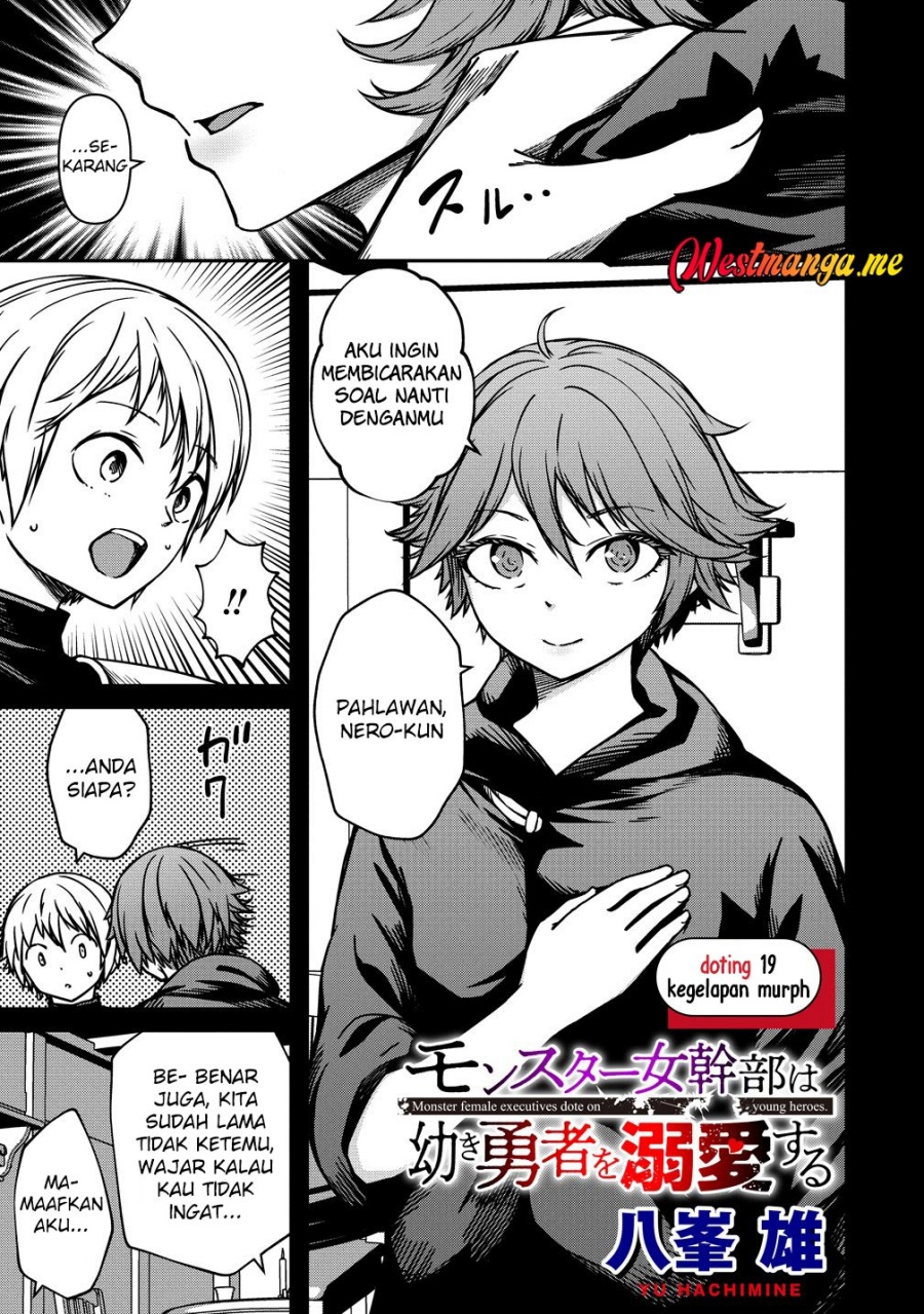 Baca Monster Onna Kanbu wa Osanaki Yuusha wo Dekiaisuru - Chapter 19 halaman 3