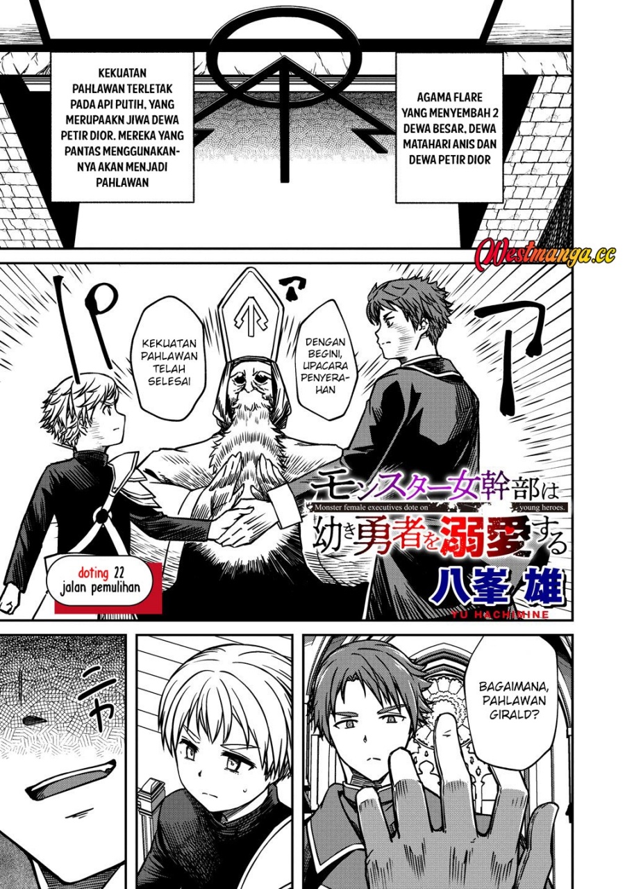 Monster Onna Kanbu wa Osanaki Yuusha wo Dekiaisuru Chapter 22 - Page 2