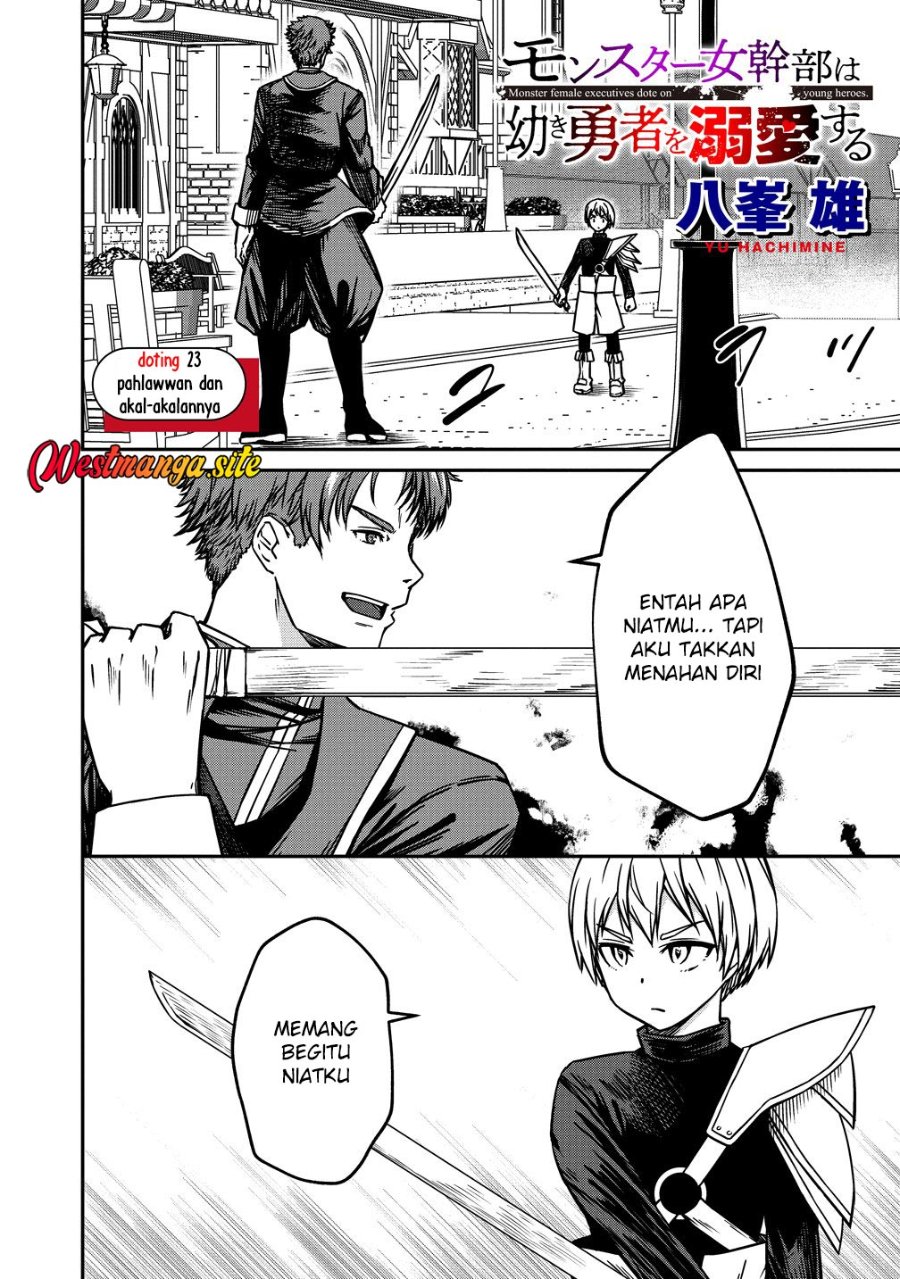 Monster Onna Kanbu wa Osanaki Yuusha wo Dekiaisuru Chapter 23 - Page 2