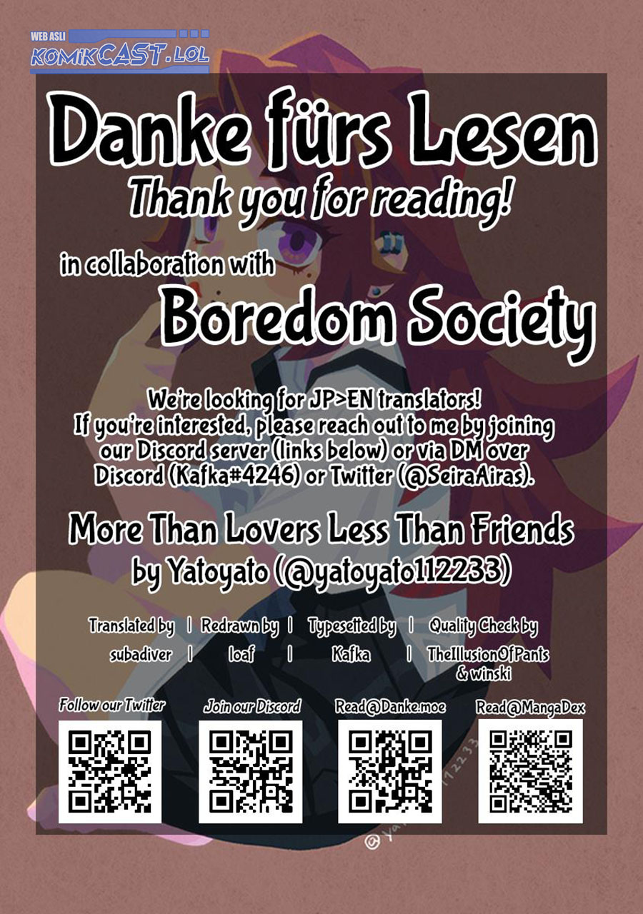 Baca More Than Lovers Less Than Friends - Chapter 26.5 halaman 5