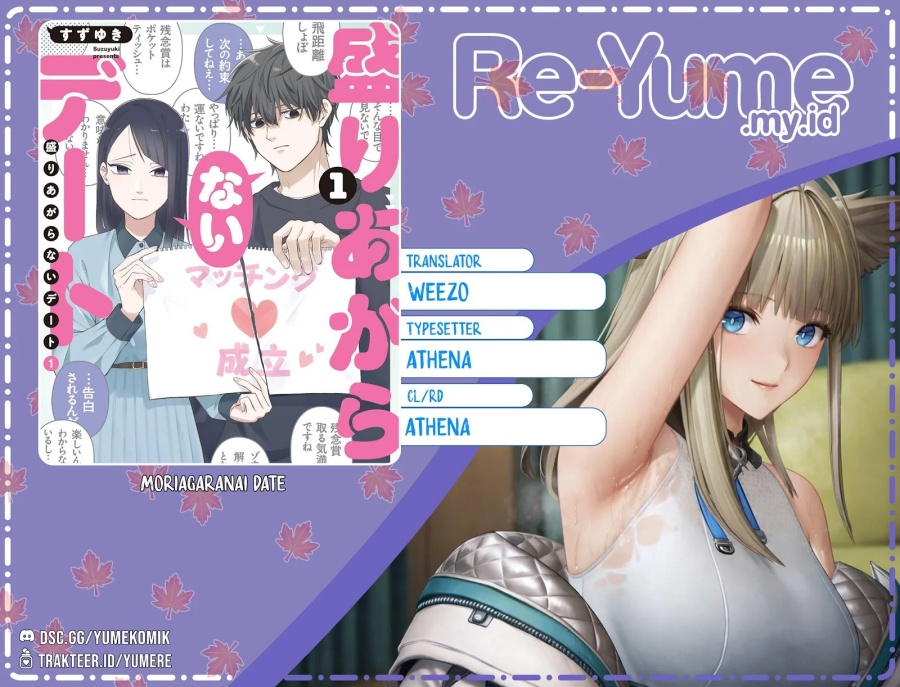Baca Moriagaranai Date - Chapter 13 halaman 1