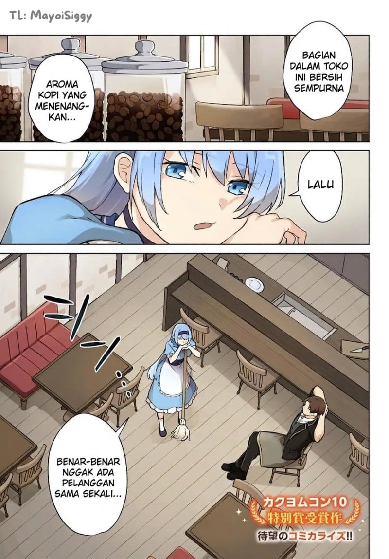 Baca Moto Saikyou Boukensha no Rojiura Caffe Nonbiri Kaigyouroku - Chapter 1 halaman 1