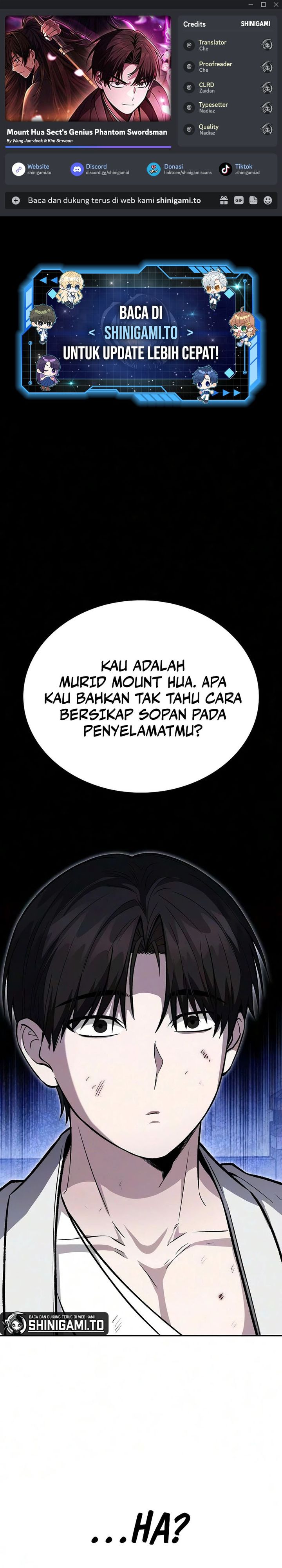 Mount Hua Sect's Genius Phantom Swordsman Chapter 75 - Page 1