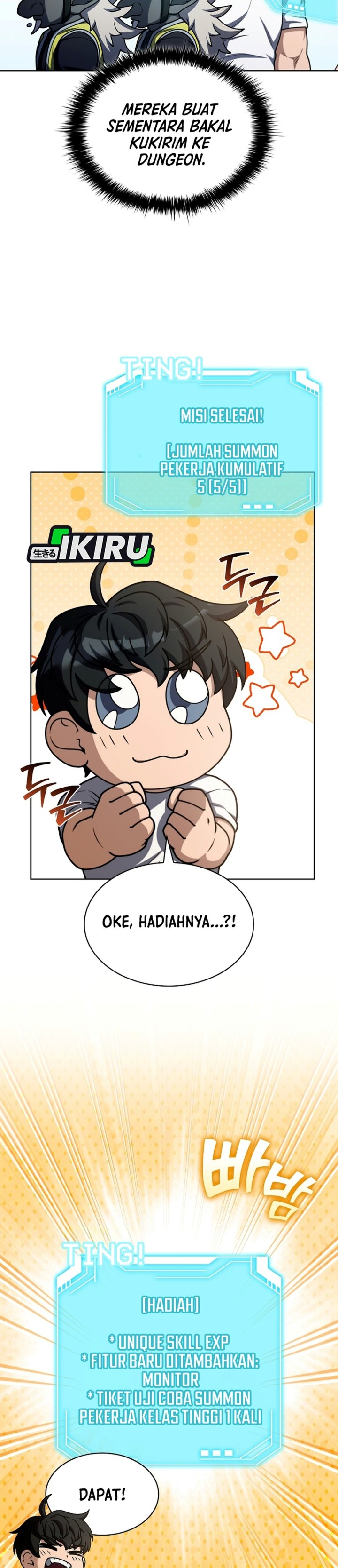 Baca Mr. Kim Strikes It Rich with Auto-Hunting Chapter 4 Bahasa Indonesia page 32