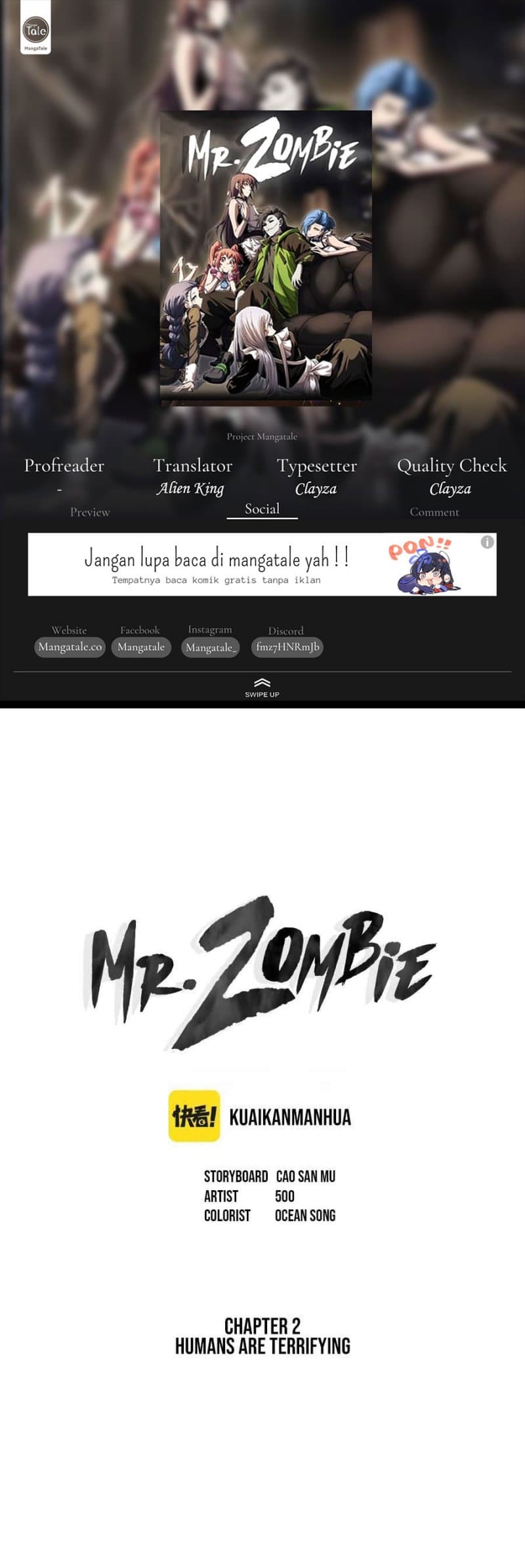 Baca Mr. Zombie - Chapter 2 halaman 1